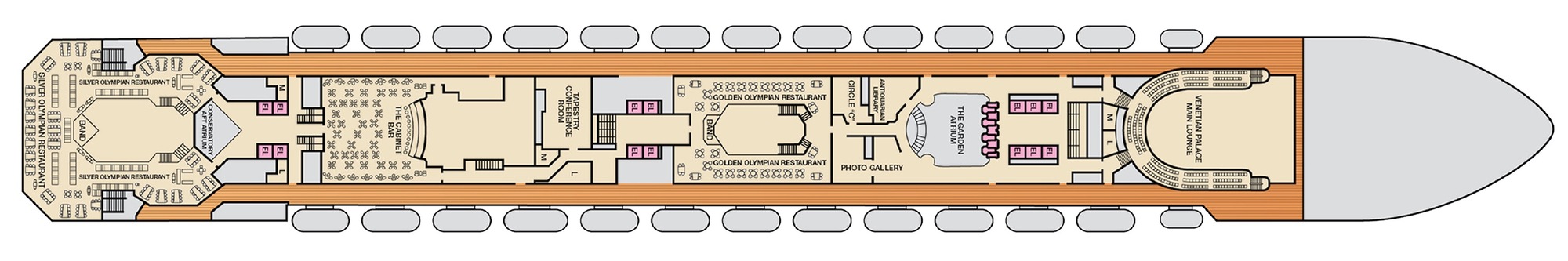Deck 4 - Atlantic plan